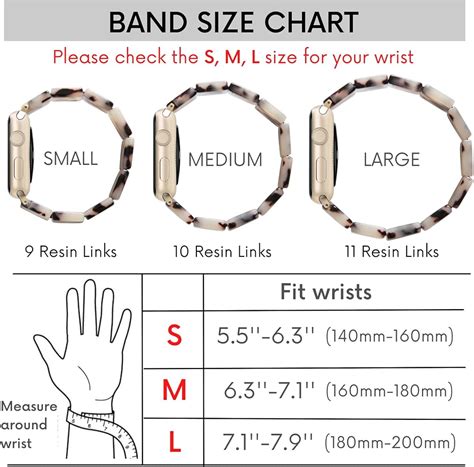 apple watch loop band|apple loop band size chart.